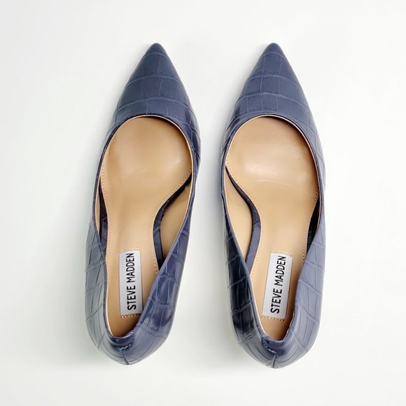 STEVE MADDEN luiza croc Pump Sz 9 NEW - Picture 4 of 8